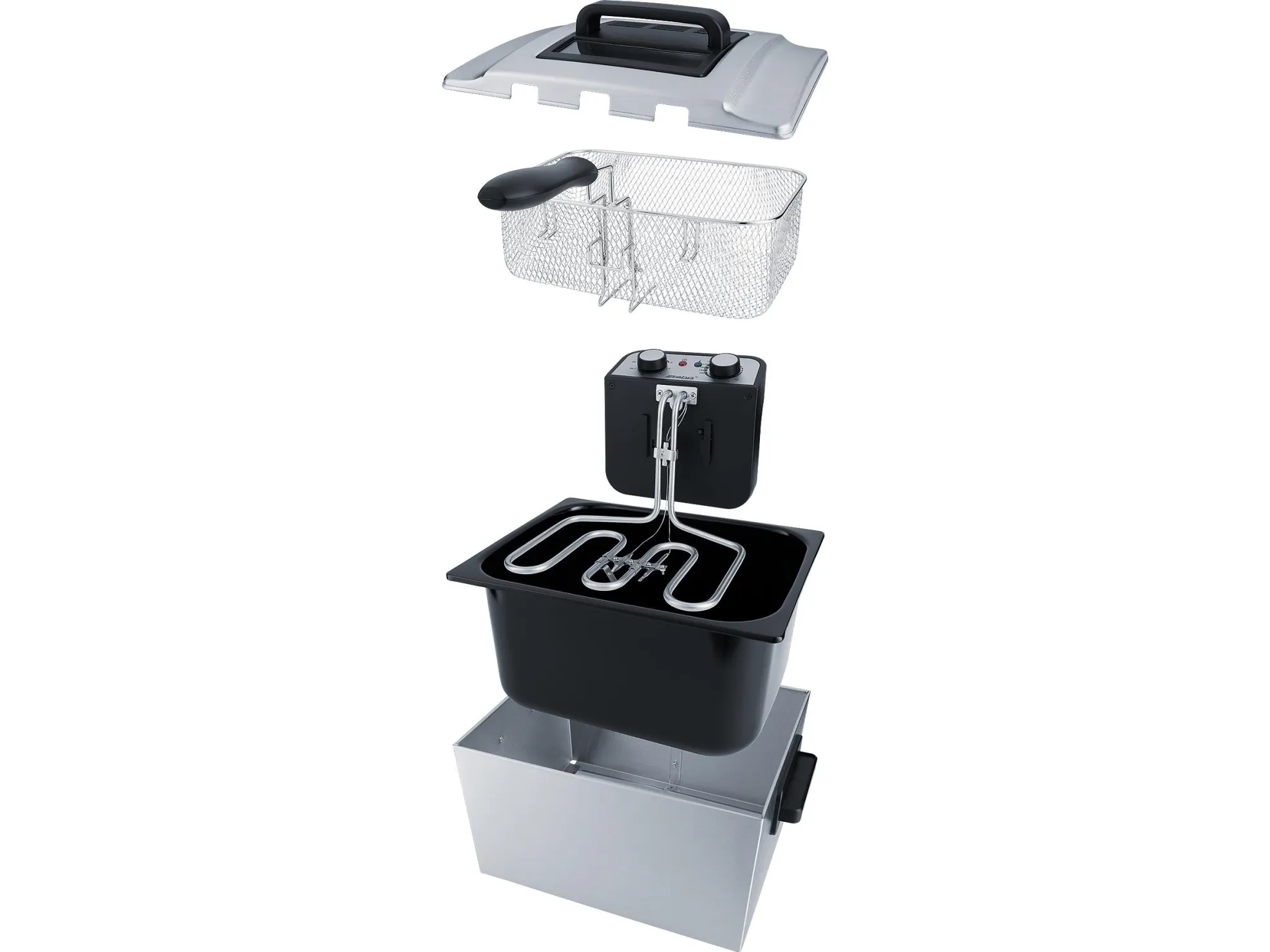 Steba DF 300 - Fritureapparat - 5 liter - 3 kW - rustfrit stål