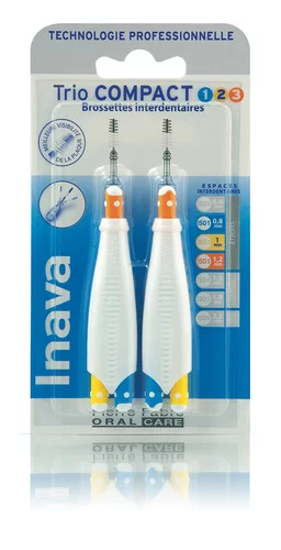 TrioCompact (ISO 1/2/3) - brossette interdentaire - Inava - 6 Unités
