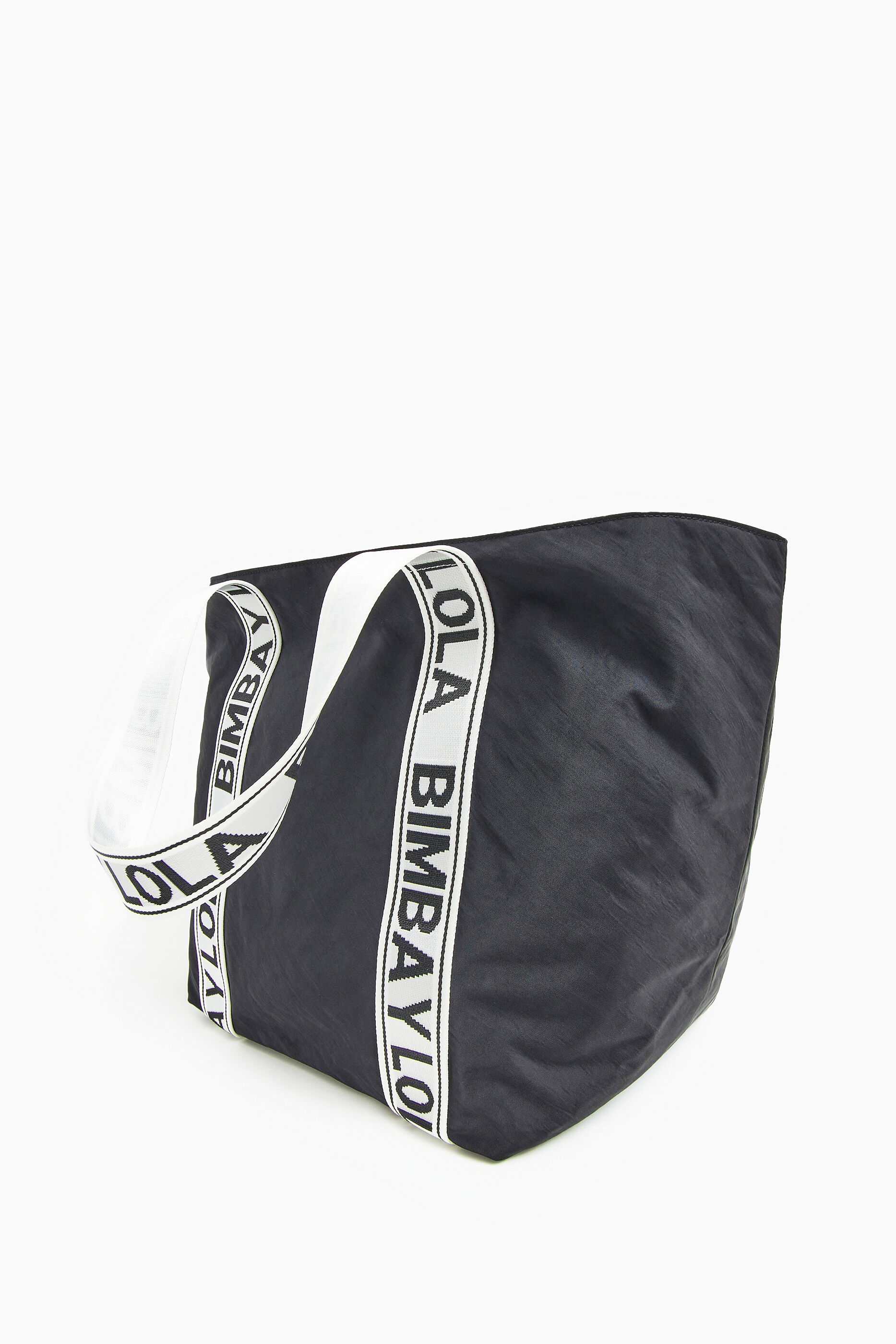 Sacola de compras tamanho XL em nylon preto