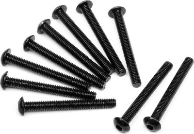 Button Head Screw M4X35Mm - Hex Socket/10Pcs - Hp94564 - Hpi Racing