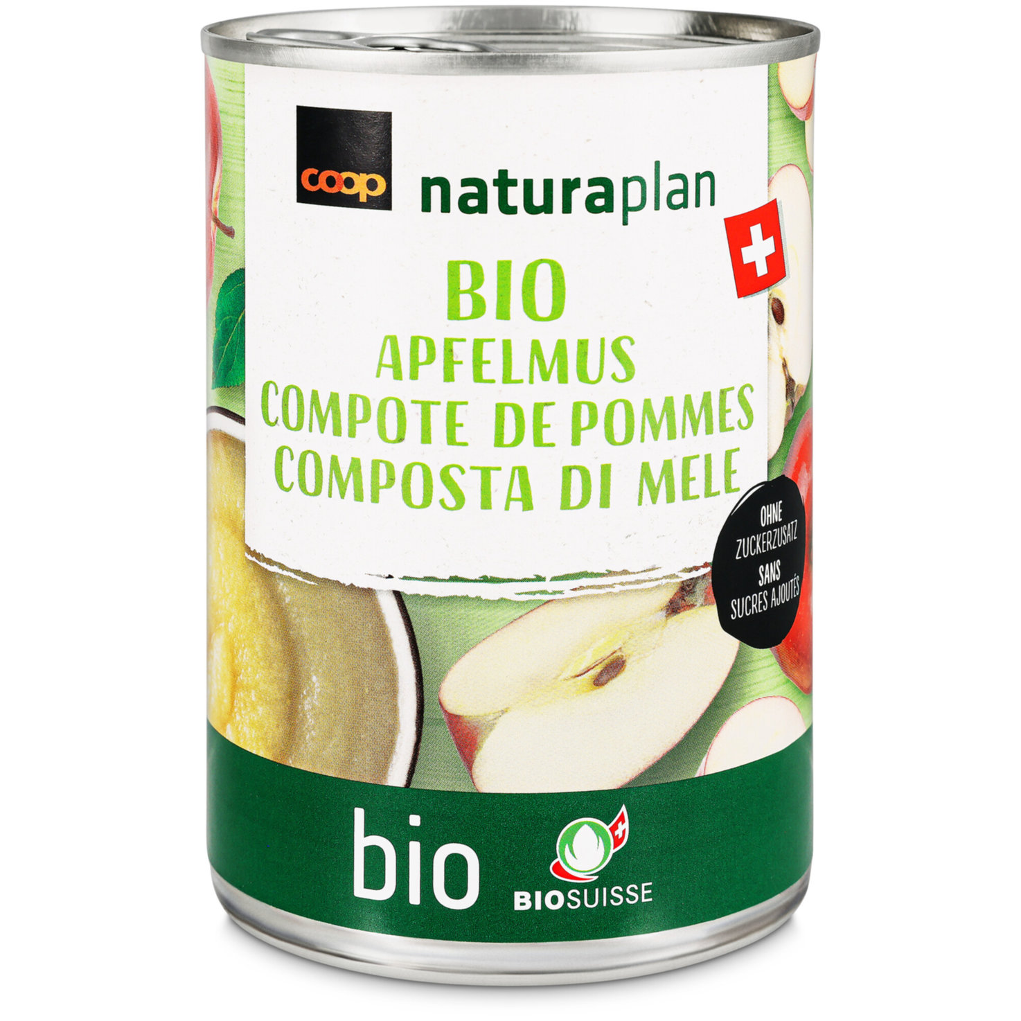 Bio Apfelmus CH ungezuckert