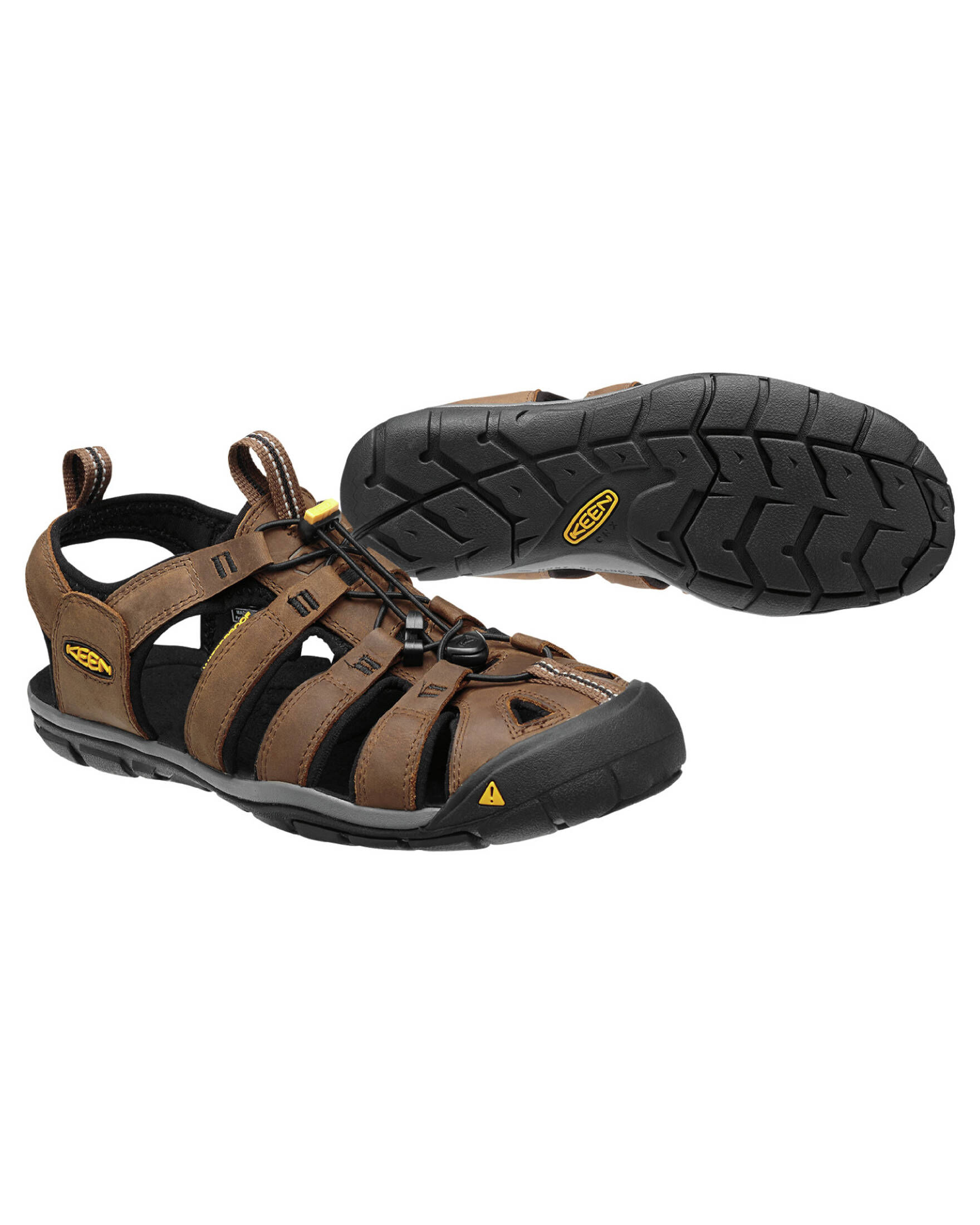 Keen| Herren Trekkingsandalen CLEARWATER CNX LEATHER M-DARK EARTH