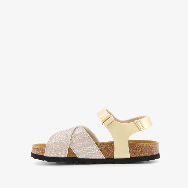 Hush Puppies meisjes bio sandalen goud met glitter