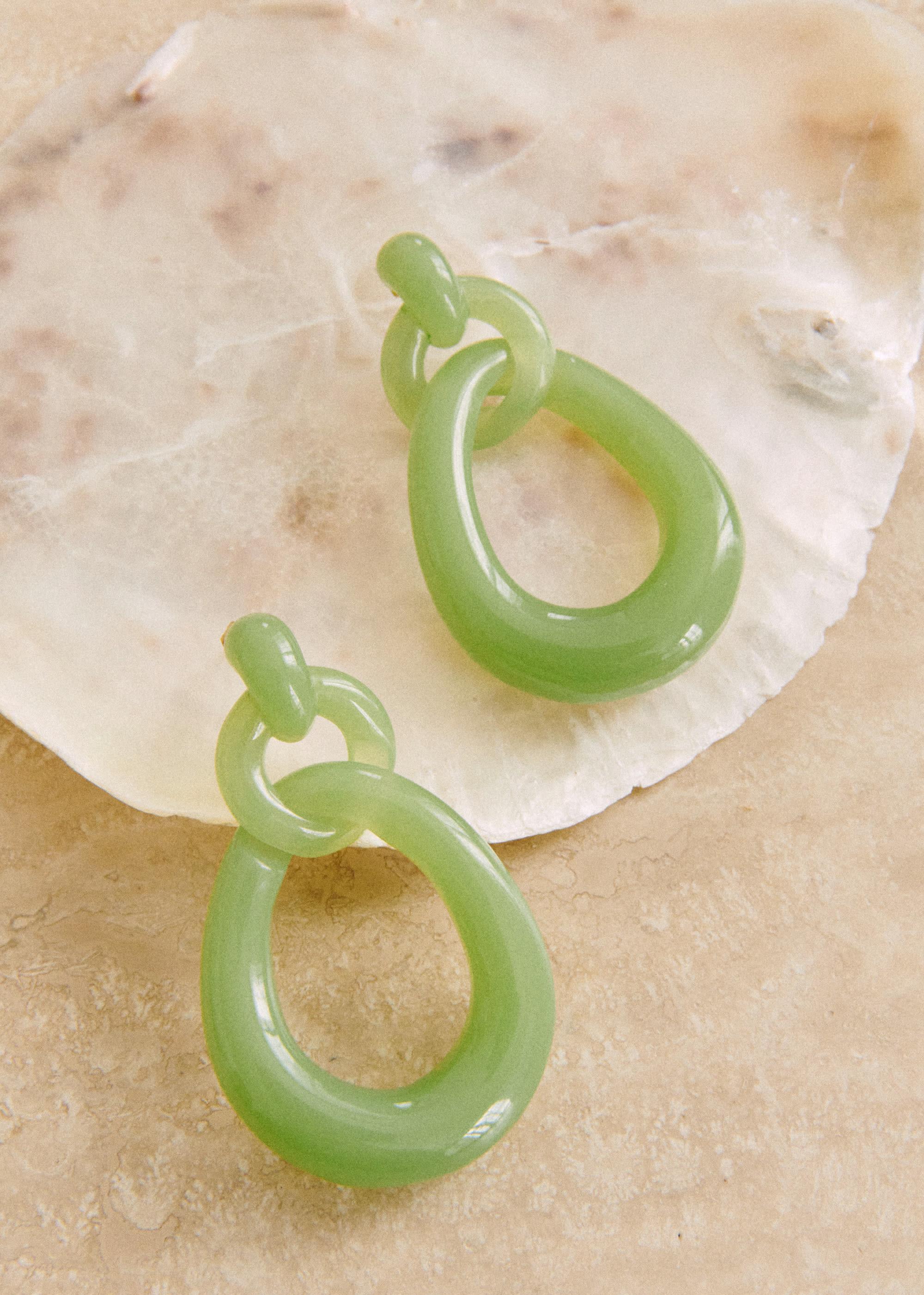 Boucles d'oreilles Selma - Vert pomme - LES COMPOSANTES/DÉCOUVRIR 5906695