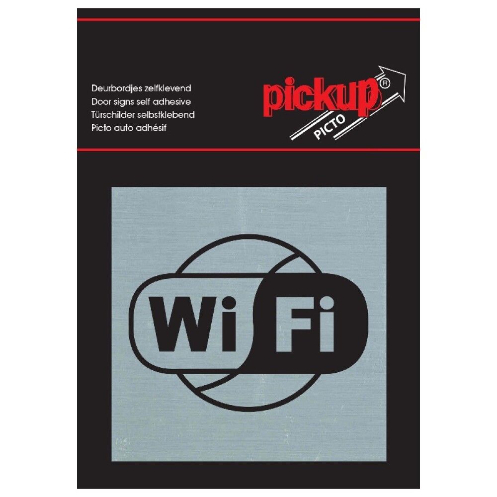 SKILT PICKUP WIFI 80X80MM