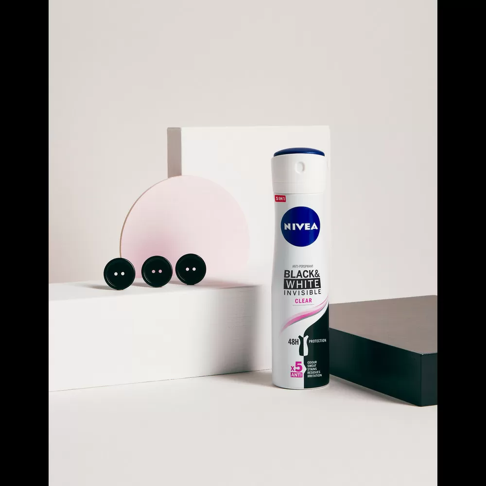 Nivea Black & White Invisible Original Deospray - 150 ml.