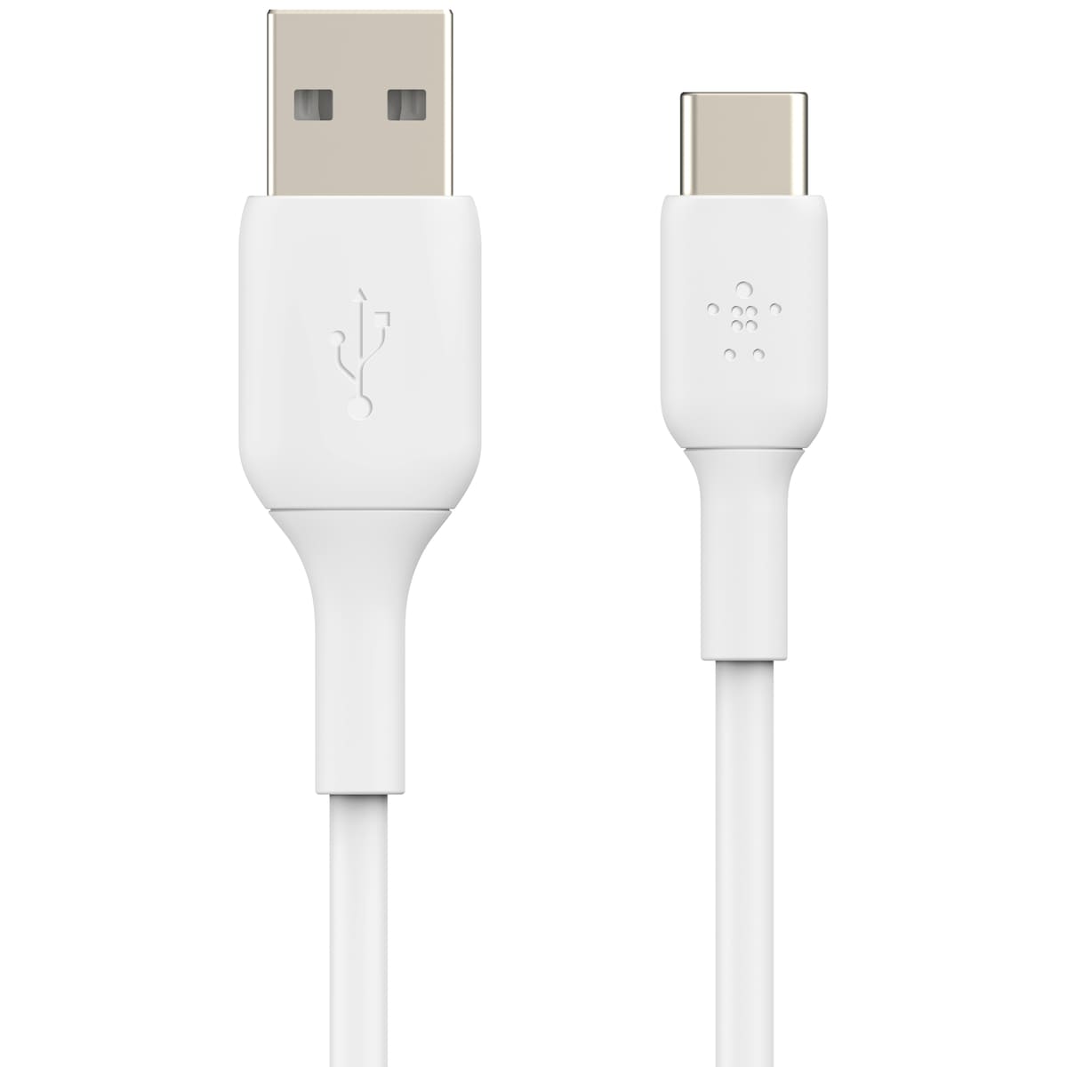 BOOST CHARGE USB-A til USB-C-kabel, 0,15 M, hvit