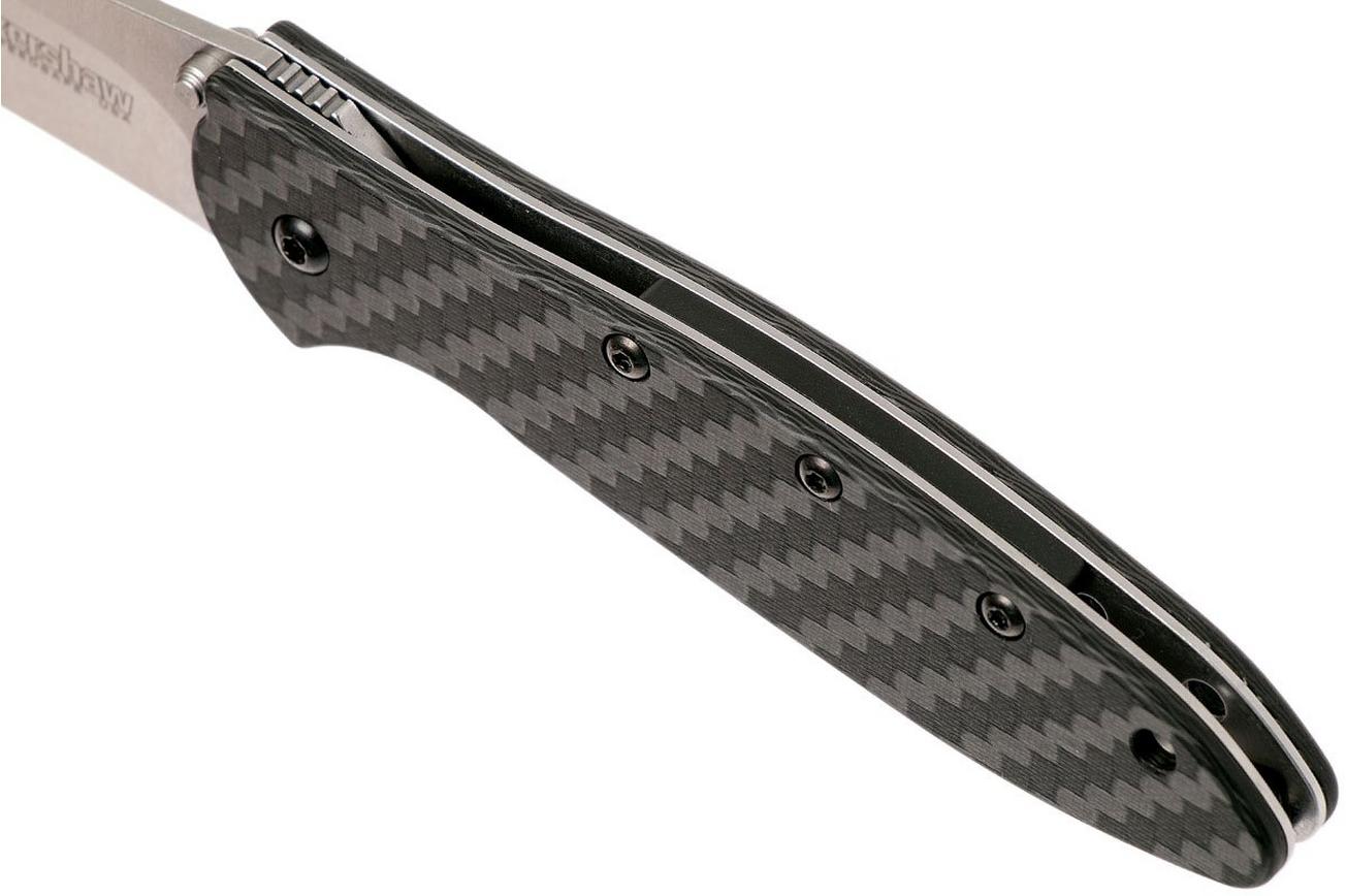 Kershaw 1660CF Leek Carbonfiber CPM154 zakmes, Ken Onion design