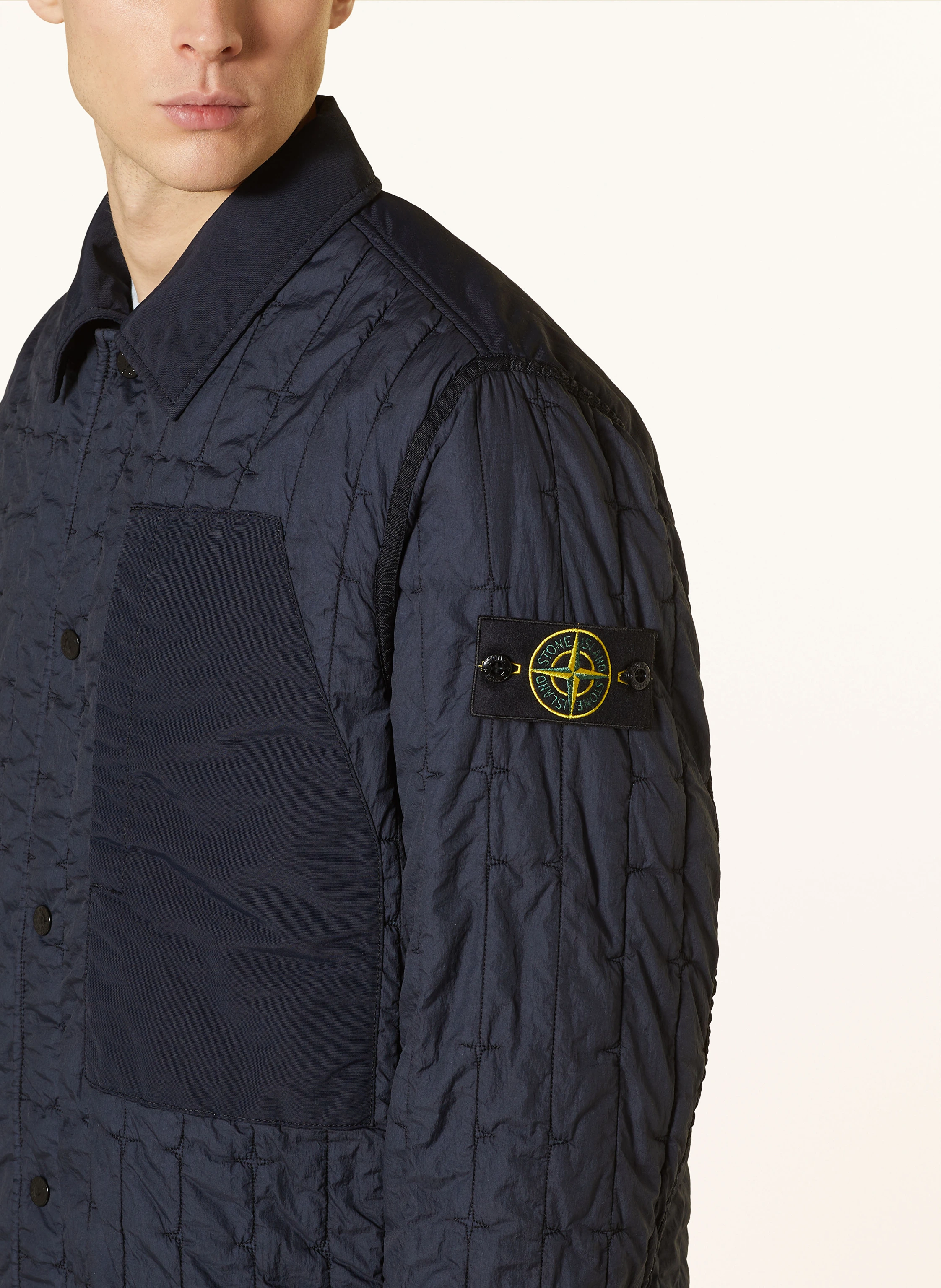STONE ISLAND Steppjacke mit PrimaLoft®-Isolierung
