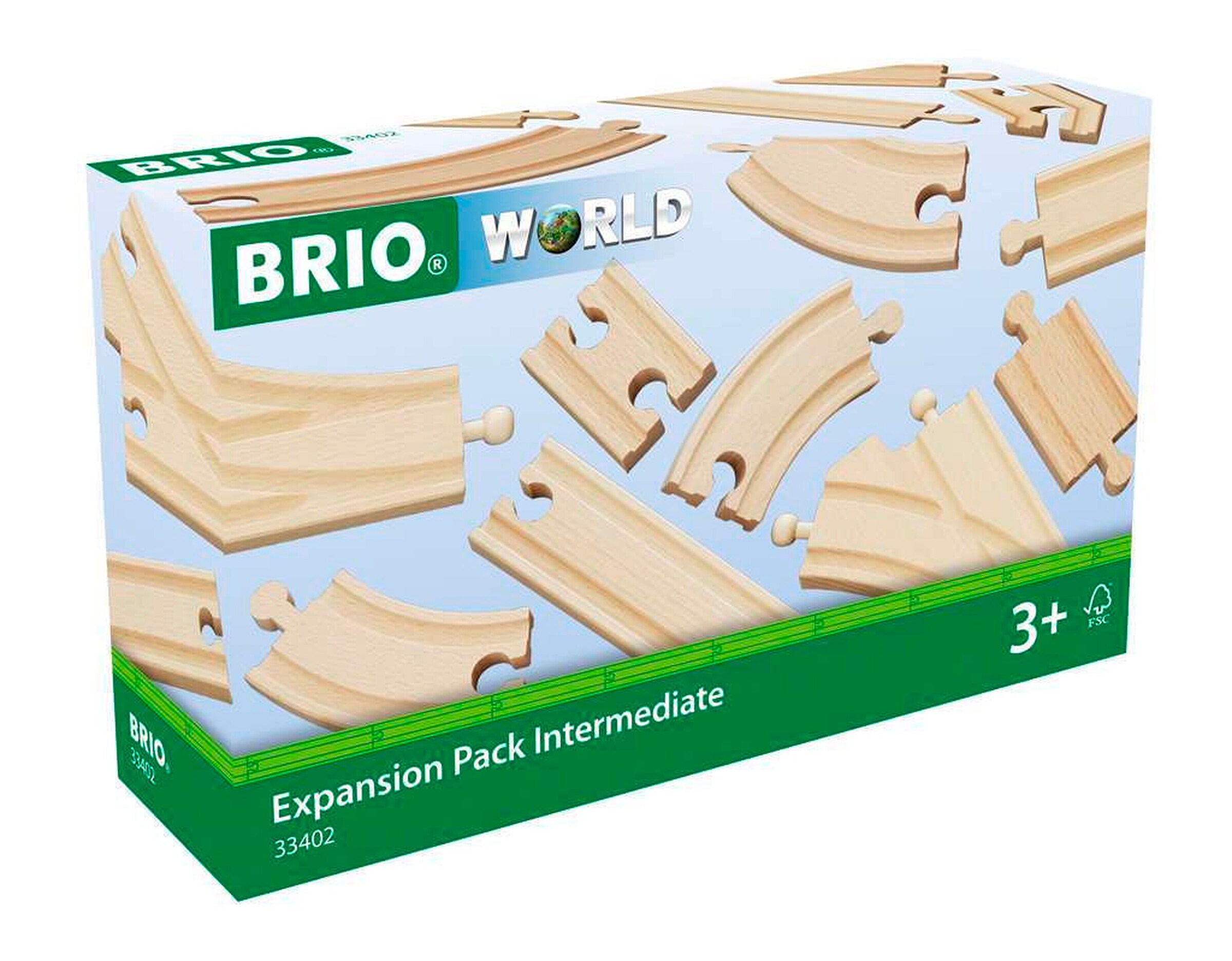 BRIO Mittleres Schienensortiment