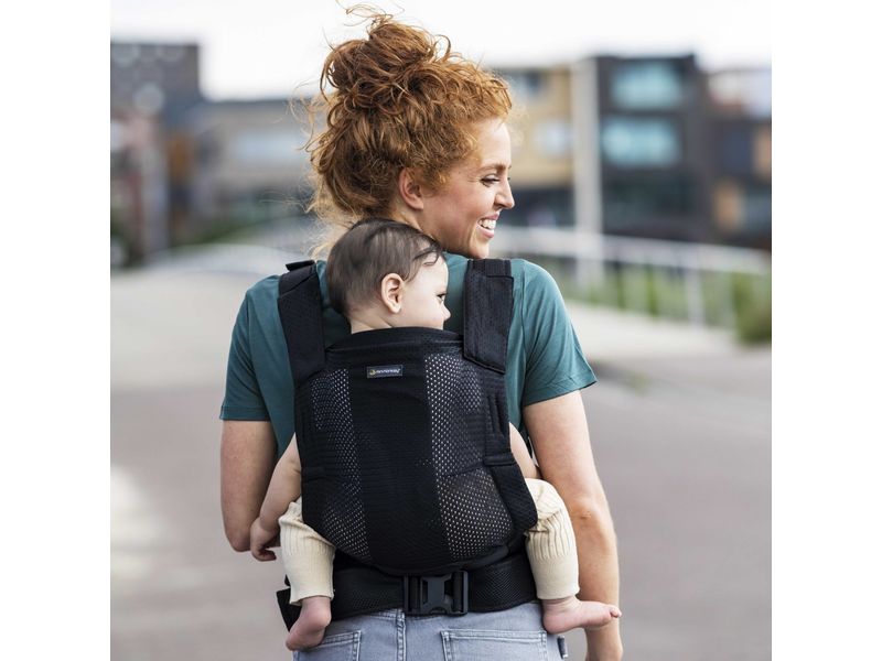 Minimonkey Babytrage Baby Carrier Schwarz Tragesitz für Babys