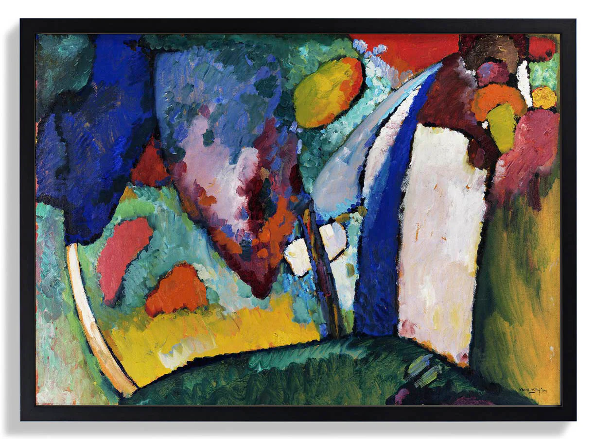 Der Wasserfall von Wassily Kandinsky