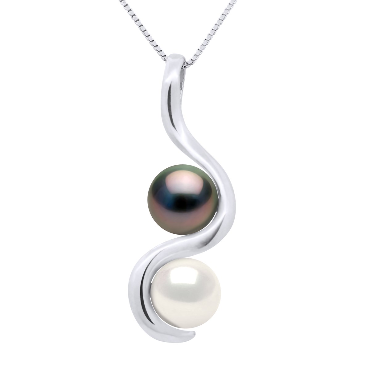 Collier TOI & MOI Perle de Tahiti et d'Eau Douce Argent 925