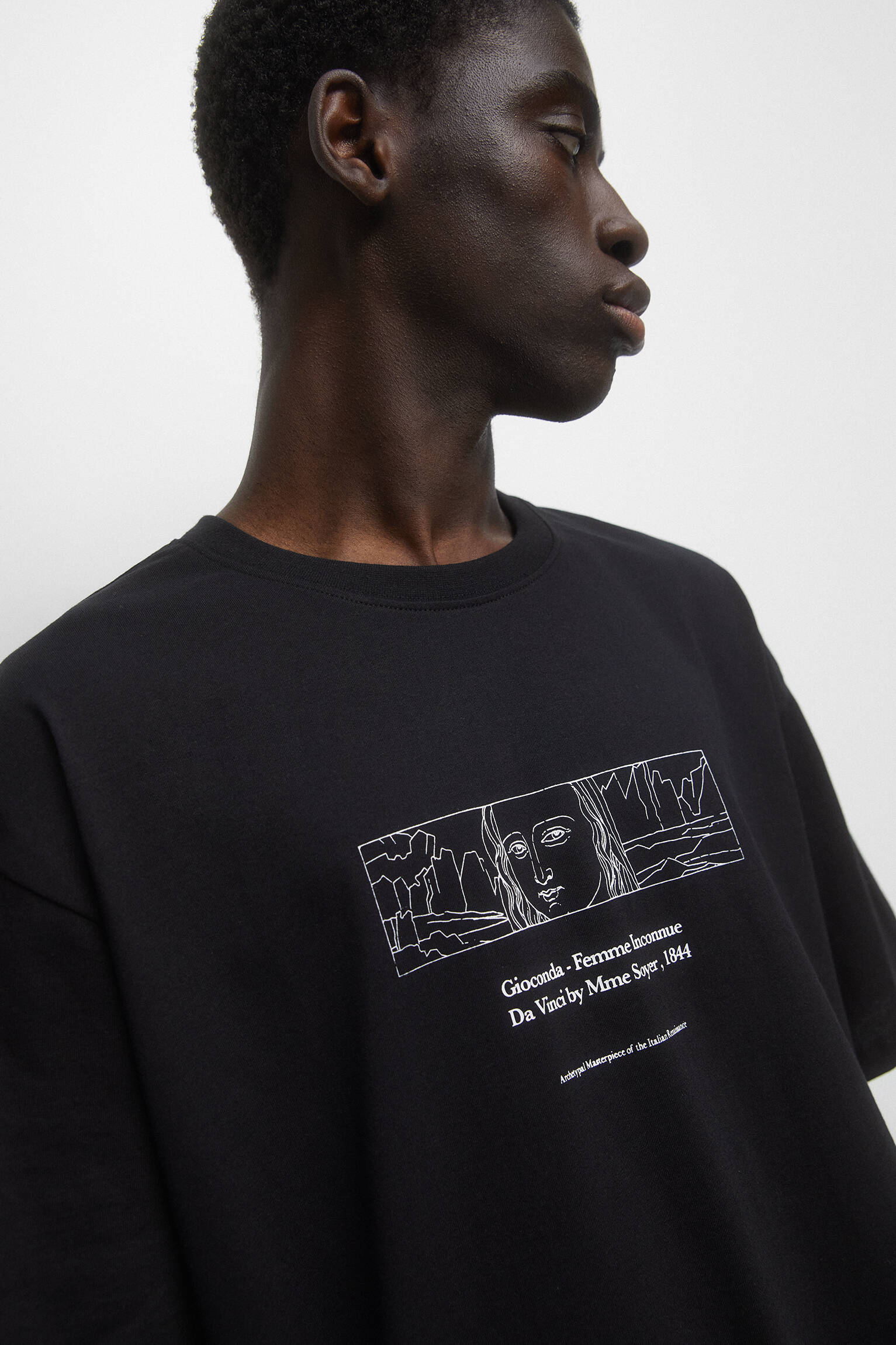 CAMISETA MONA LISA - PRETA
