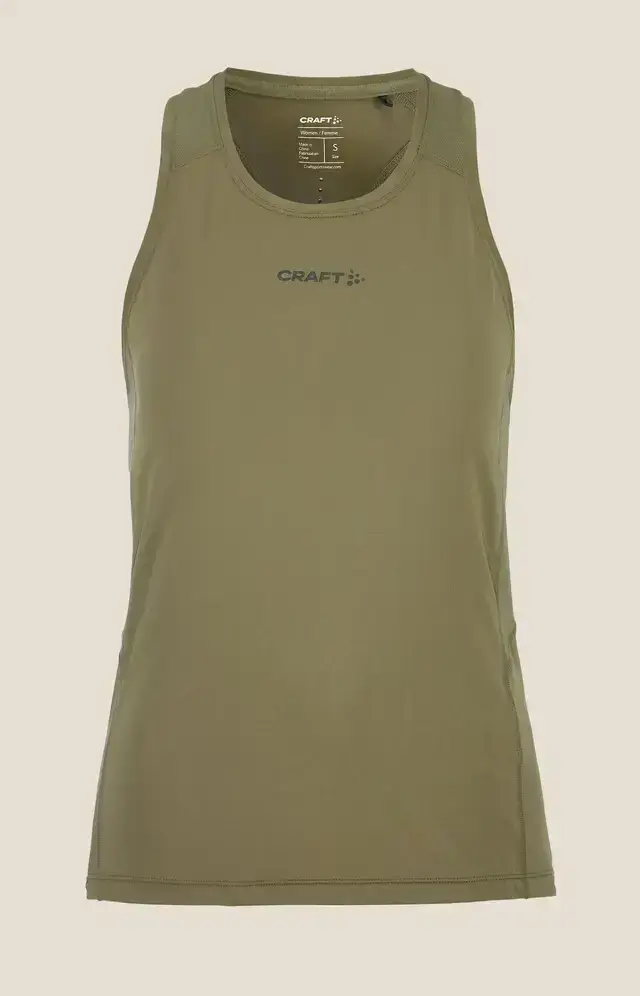 Craft ADV Essence 2 Hardloop Singlet Groen Dames