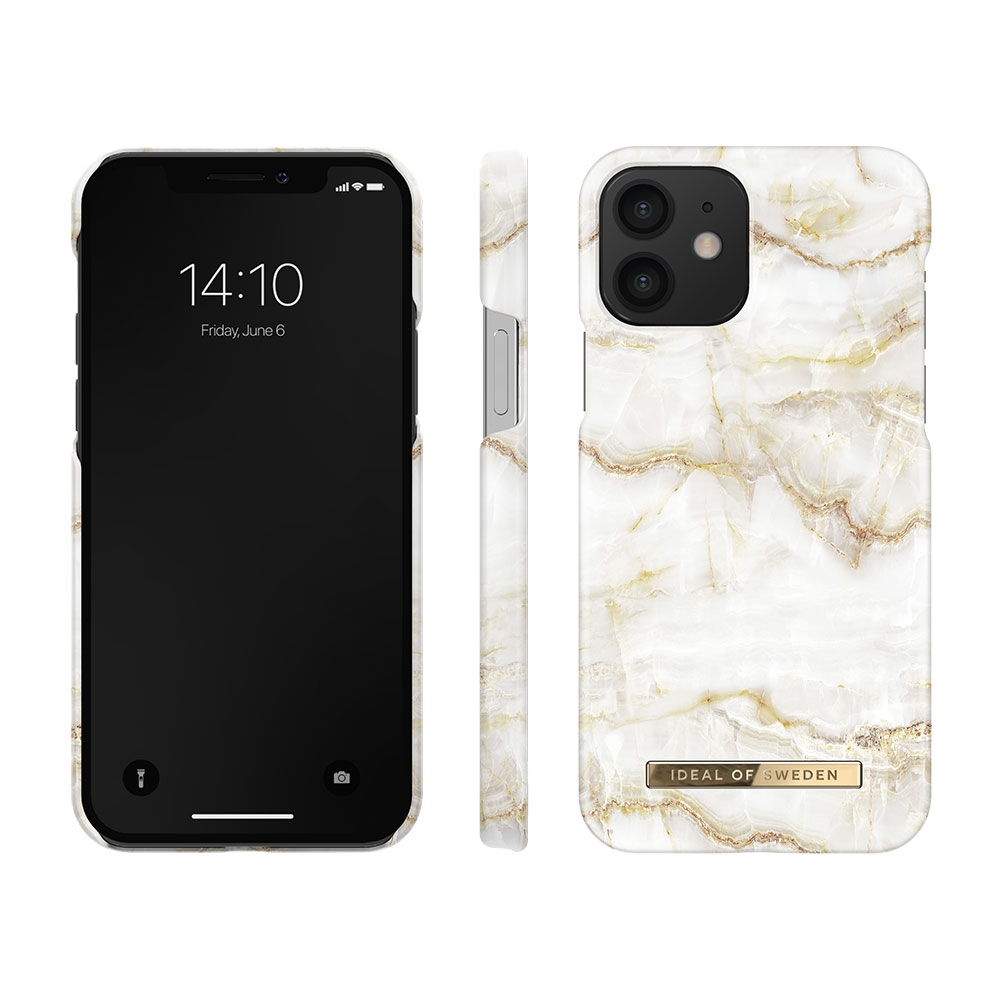 iPhone 12 / iPhone 12 Pro Hardcase Hülle (IDFCSS20-I2061-194) - Golden Pearl Marble