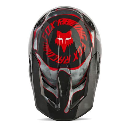 Casque cross Fox V1 - ATLAS 2024 - Gris / Rouge