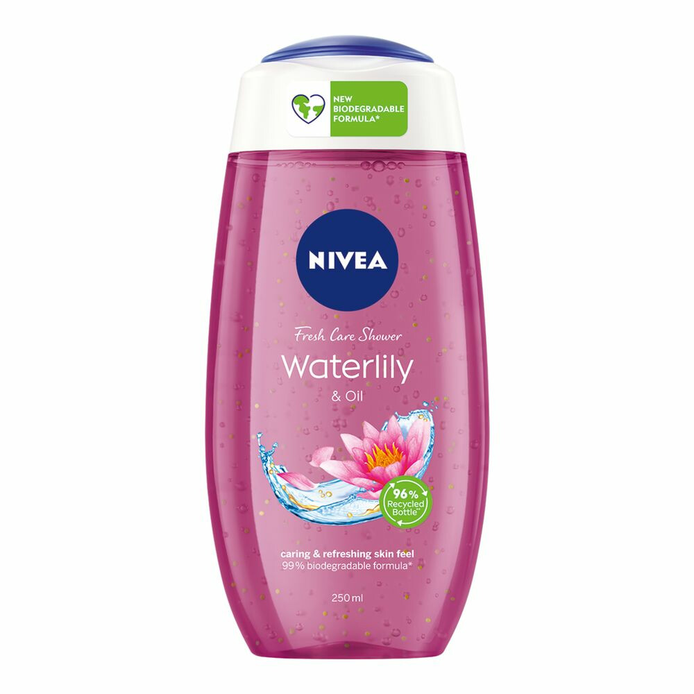 6x Nivea Douchegel Waterlily & Oil250 ml