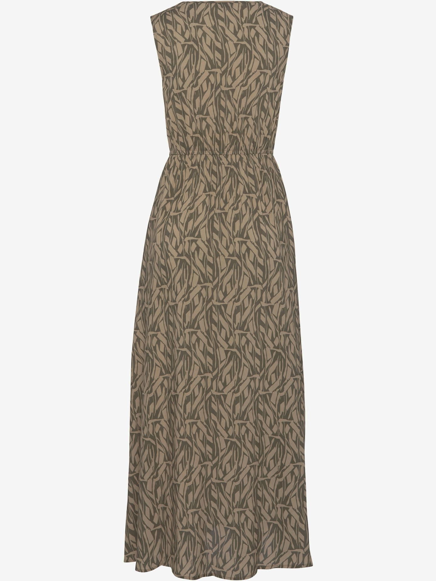Robe longue encolure en v chevauchante dégagée