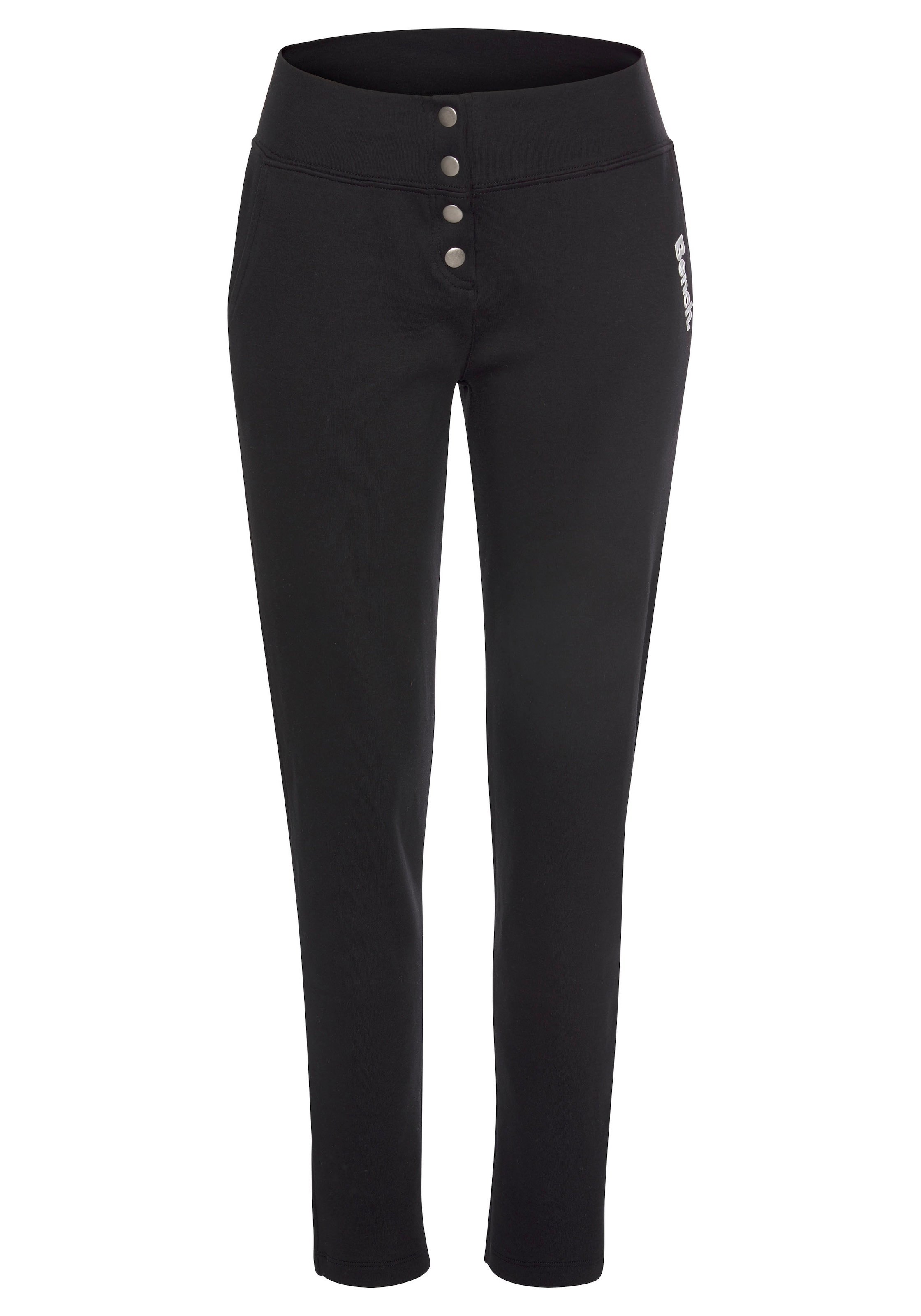 Bench. Loungewear Sweathose  mit Druckknöpfen am Bund, Loungeanzug