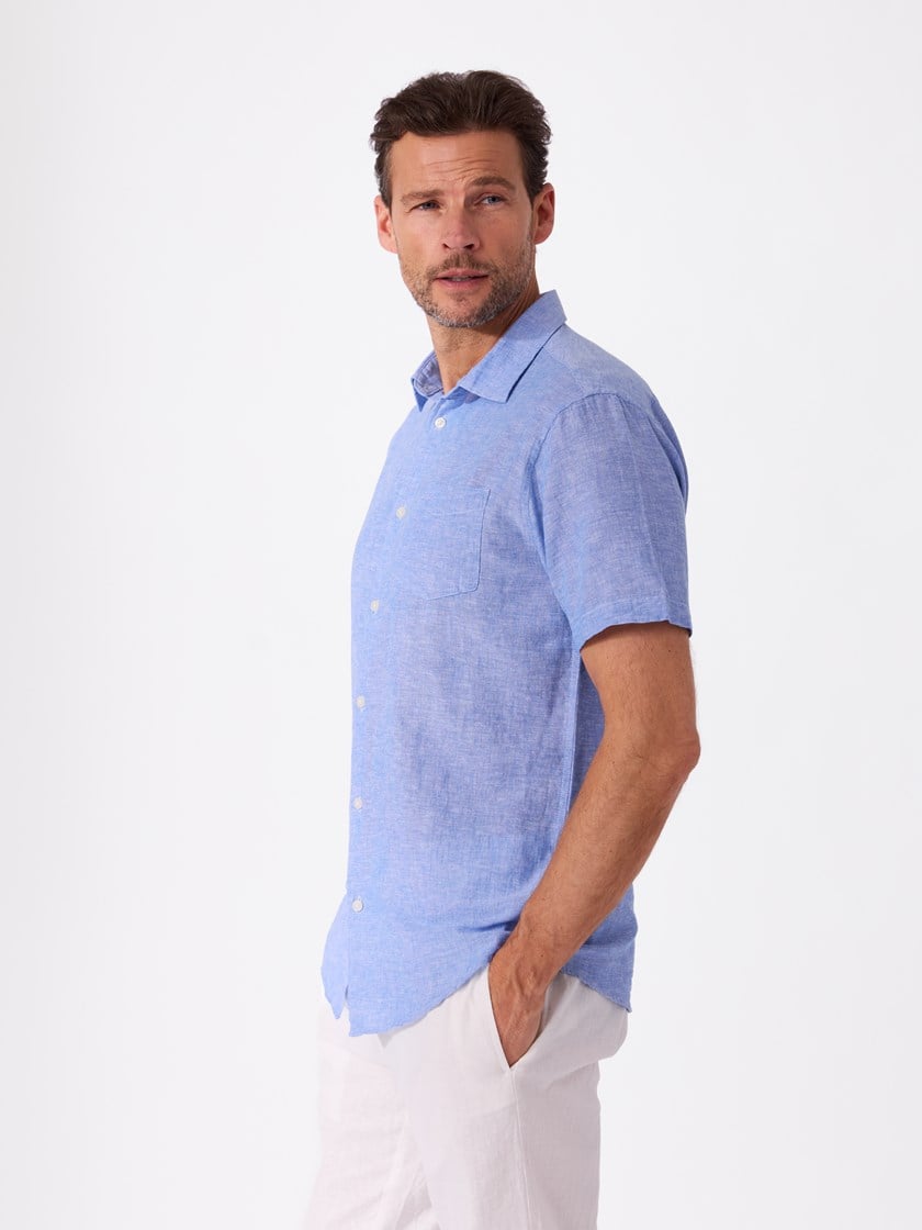 Elia skjorte Chambray Blue