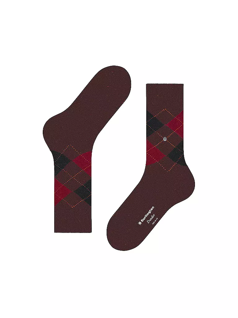 BURLINGTON Herren Socken DUNDEE 40-46 merlot dunkelrot
