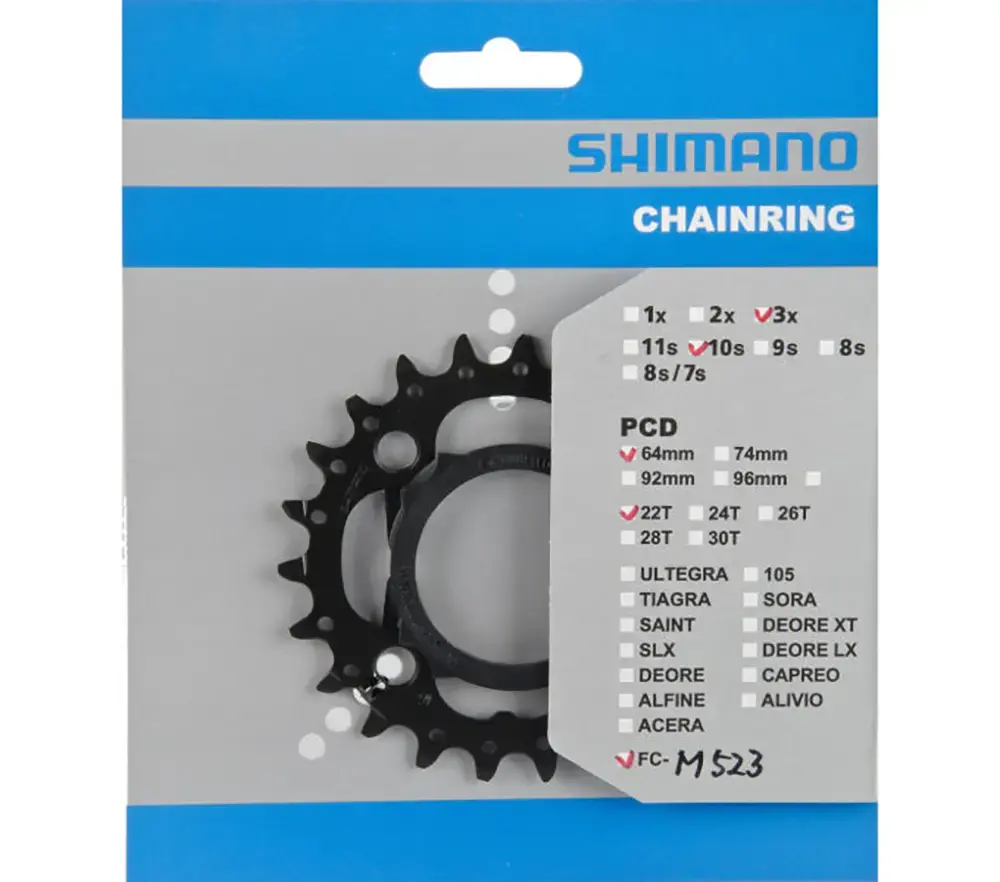 Shimano FC-MT500 Triple Kettingblad 10 Speed