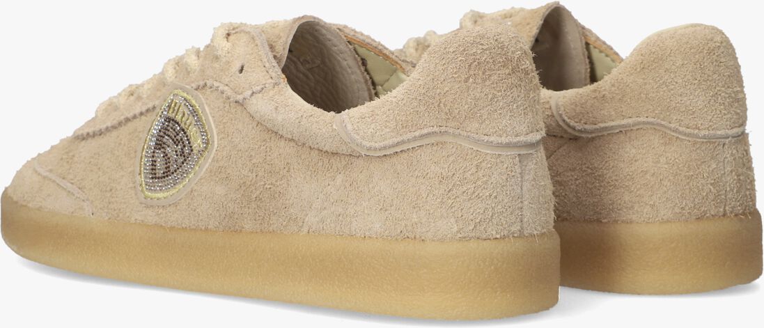 beige blauer lage sneakers aurora01