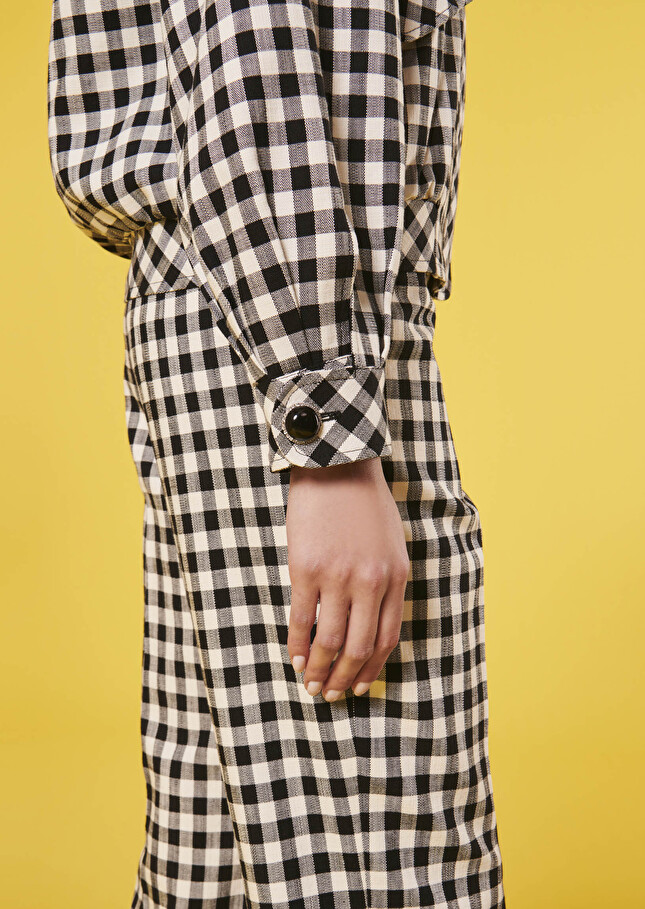 Blouson Belindanoir en vichy