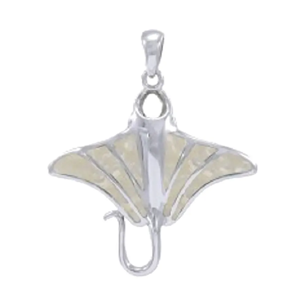 Dive silver Manta Ray Halsschmuck
