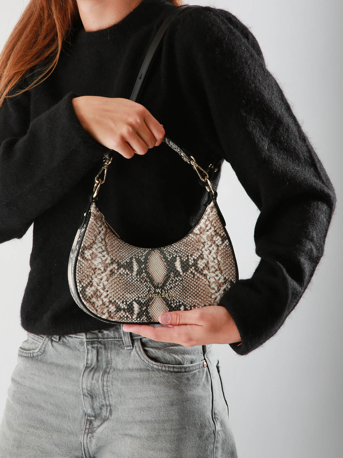 Sac bandoulire Exo aria cuir LANCASTER
