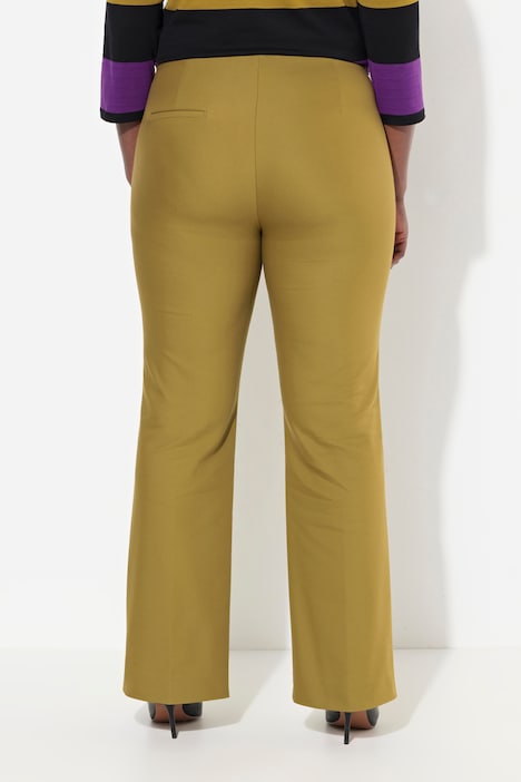 Hose Rose, gerades Bein, Komfortbund, Stretch