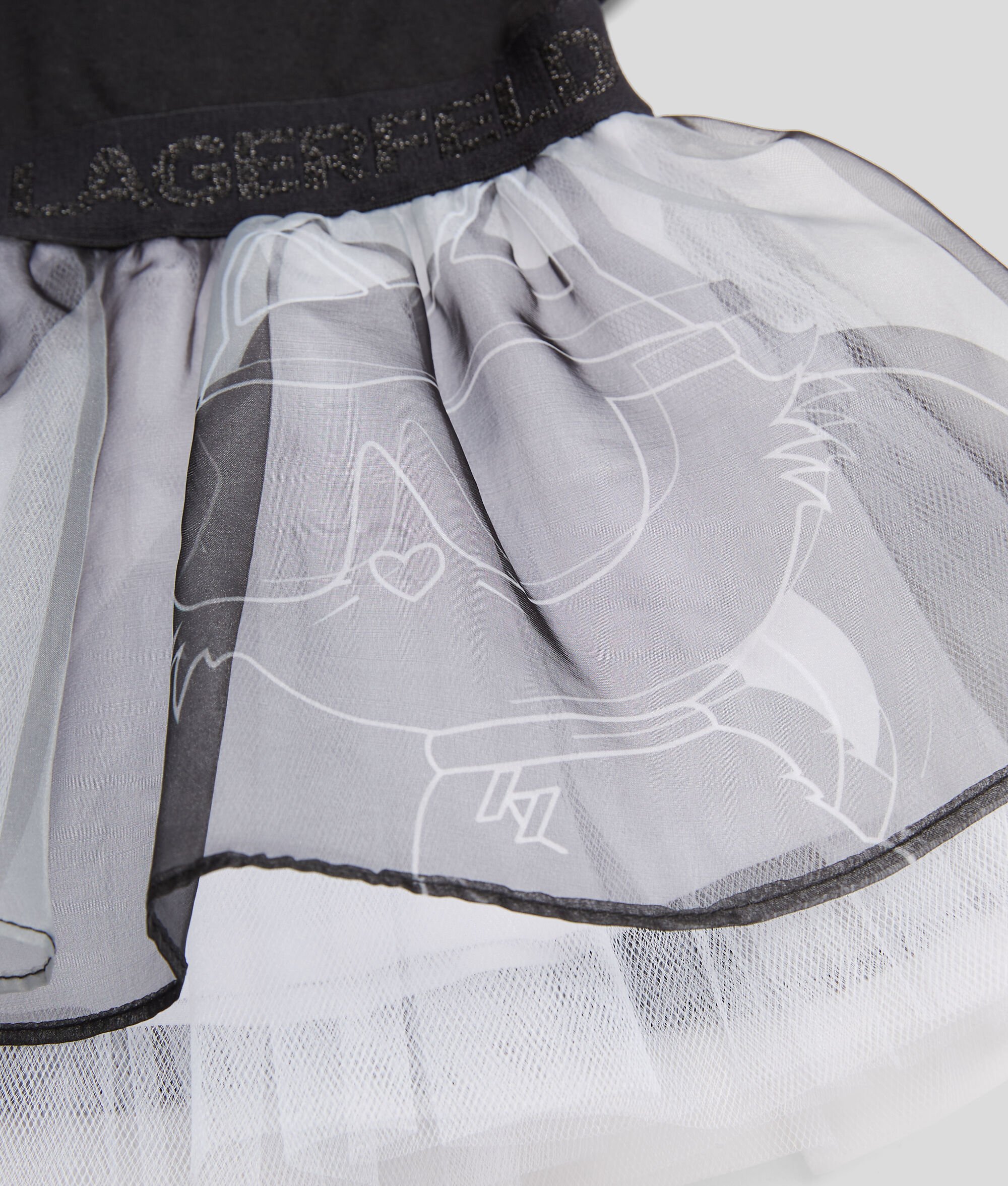 ROBE EN TULLE IMPRIMÉE POUR ENFANT