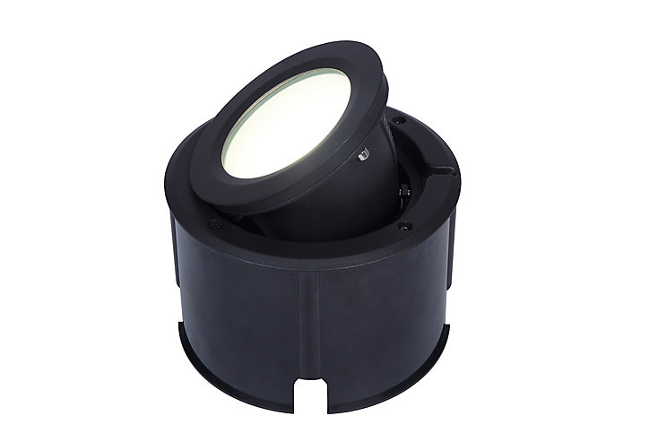 Lumière au sol Dodson LED intégrée 800lm IP65 et IP67 GoodHome noir