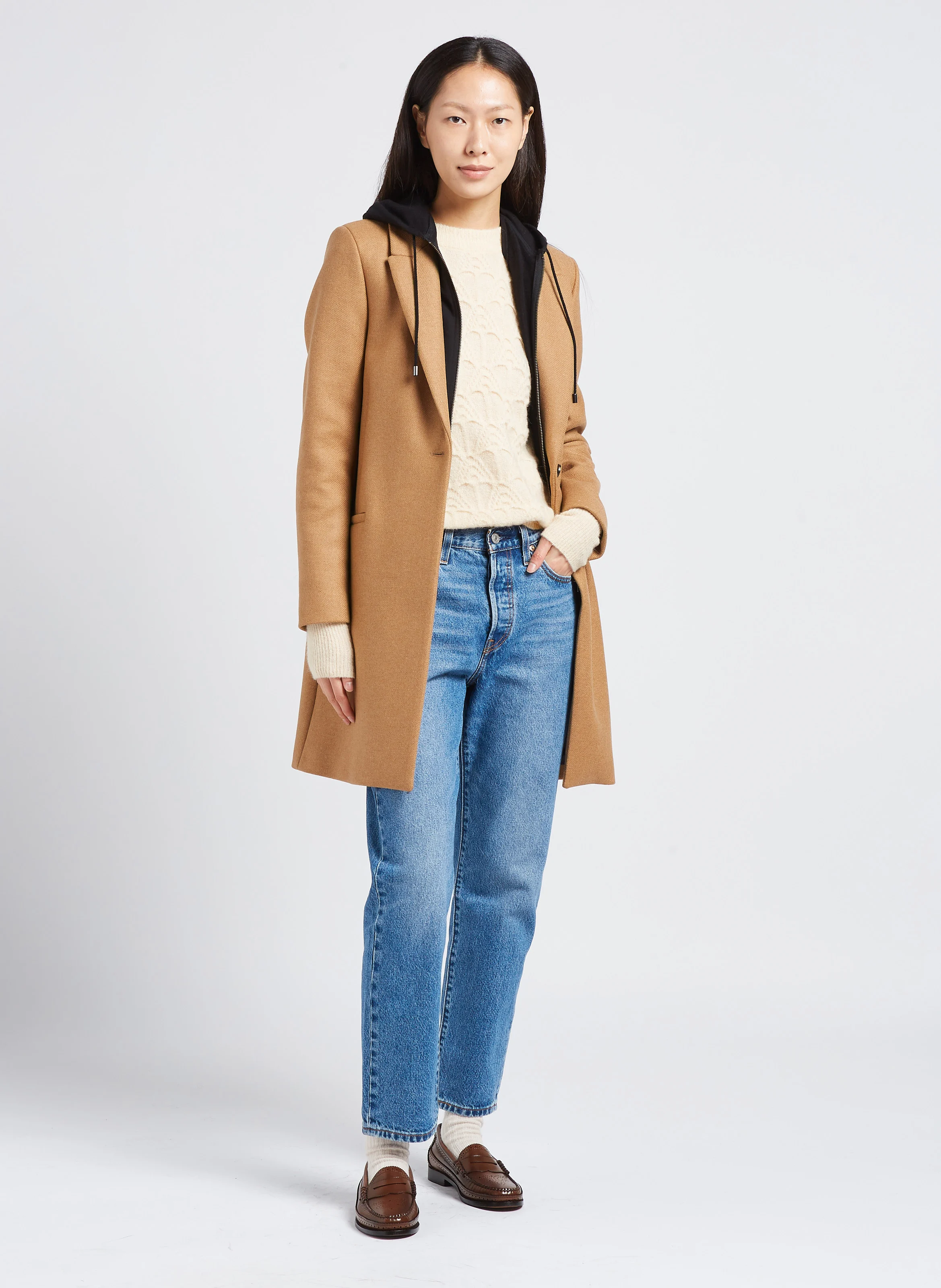PENNY BROGUE - Mocassins en cuir| Marron