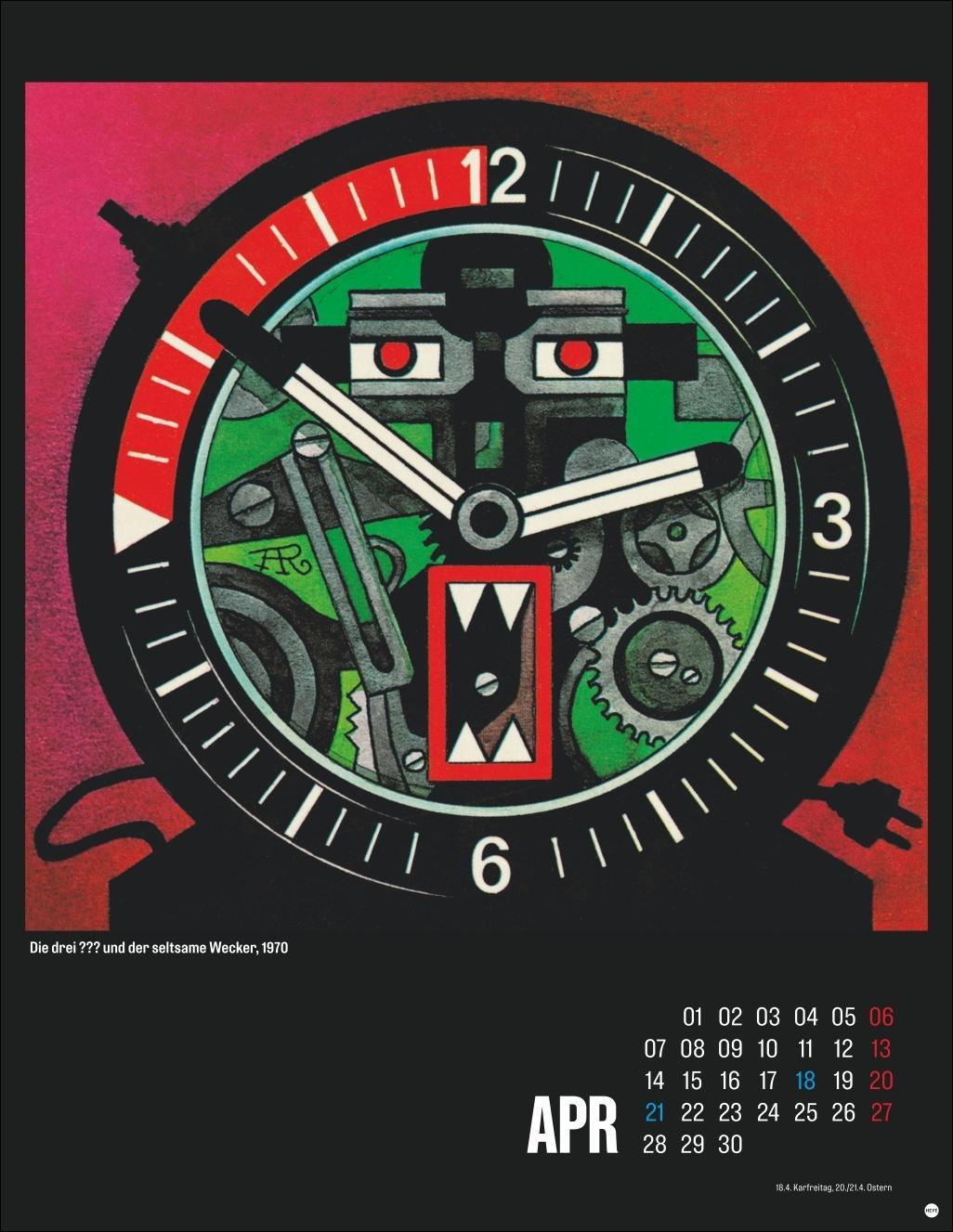 Die drei ??? Posterkalender 2025