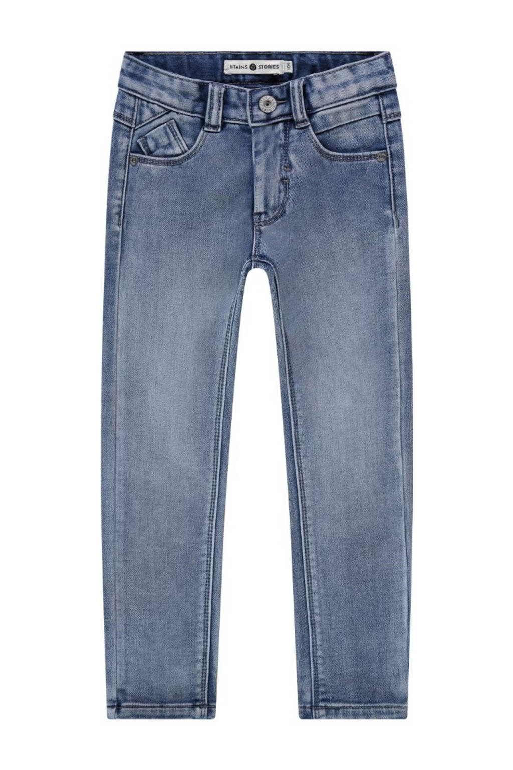 Stains&Stories regular fit jeans medium blue denim
