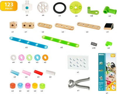 BRIO 34593 Builder Byggesett Med Lys