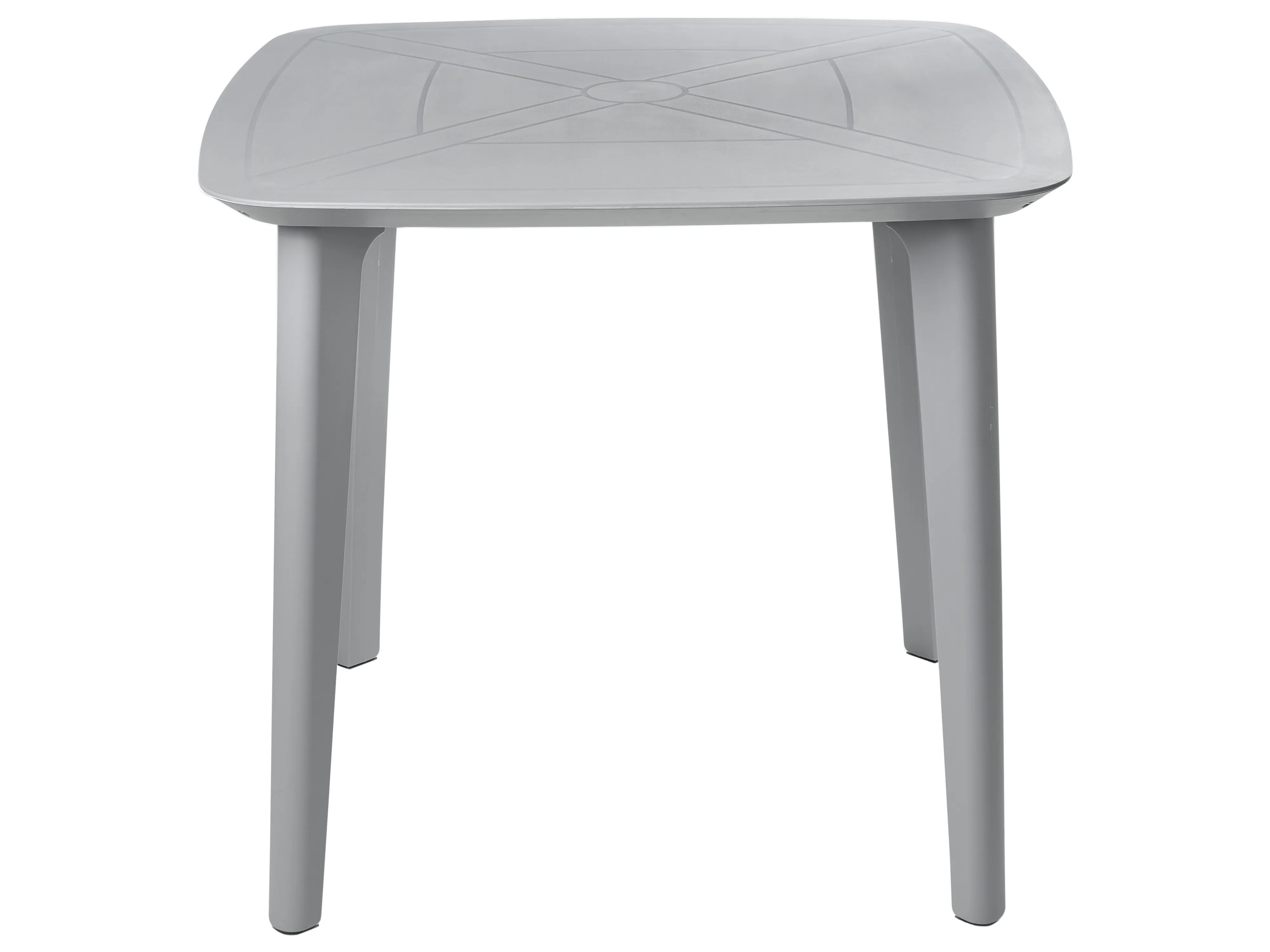 Tuin eettafel SORICO 86 cm 86 cm Grijs