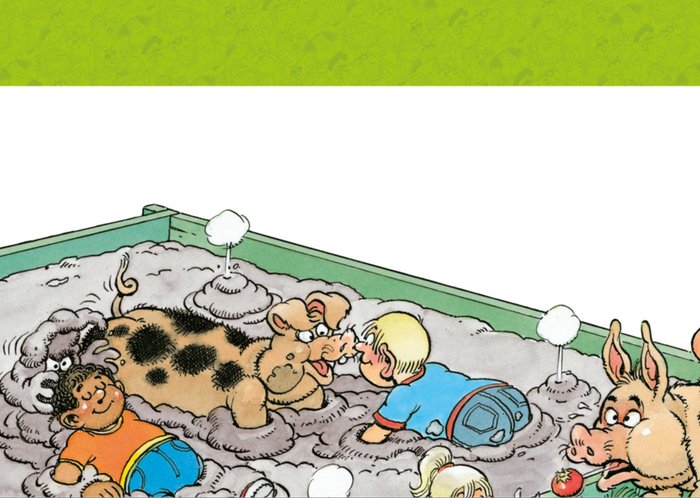 Jan van Haasteren Junior | Verjaardagskaart | Feestvarken