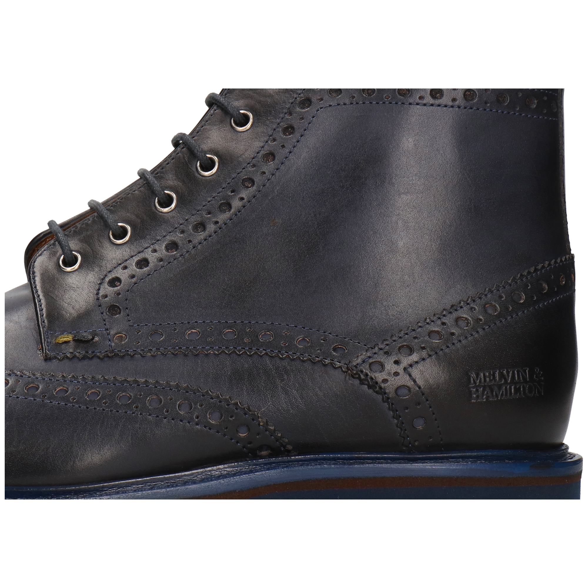 MATTHEW 7 - Bottines en cuir | Bleu