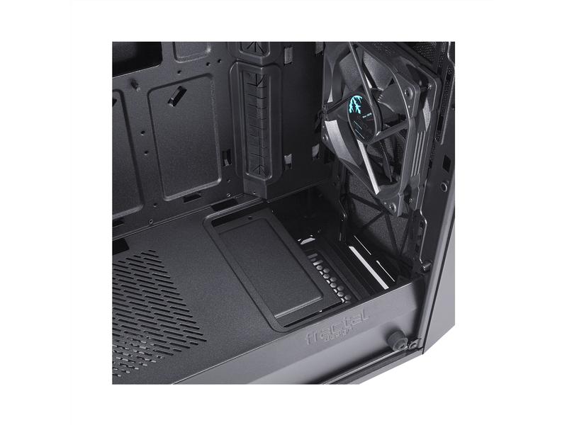 Fractal Design PC-Gehäuse Meshify C Schwarz Kompaktes Gaming-Midi-Tower-Gehäuse für ATX-Mainboards