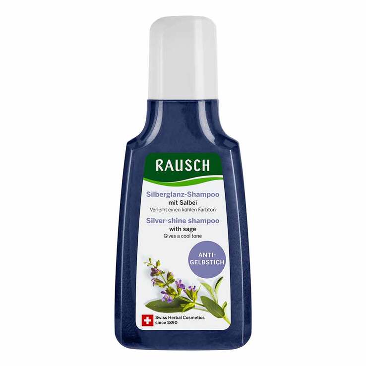 Rausch Silberglanz-Shampoo mit Salbei, 40 ml