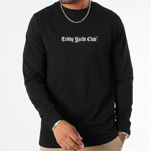 Tee Shirt Manches Longues Damier Paris Pink Noir