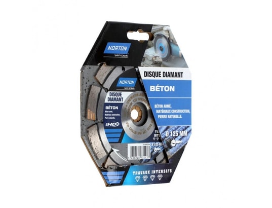 NORTON - Découpeur universel Disque diamant intensif segmenté pour matériaux de construct...