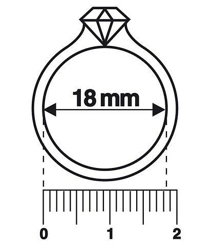Firetti Ringschablone »Ringe / Ringmass - Das Ringmass zur Ermittlung Ihrer Ringgrösse!«