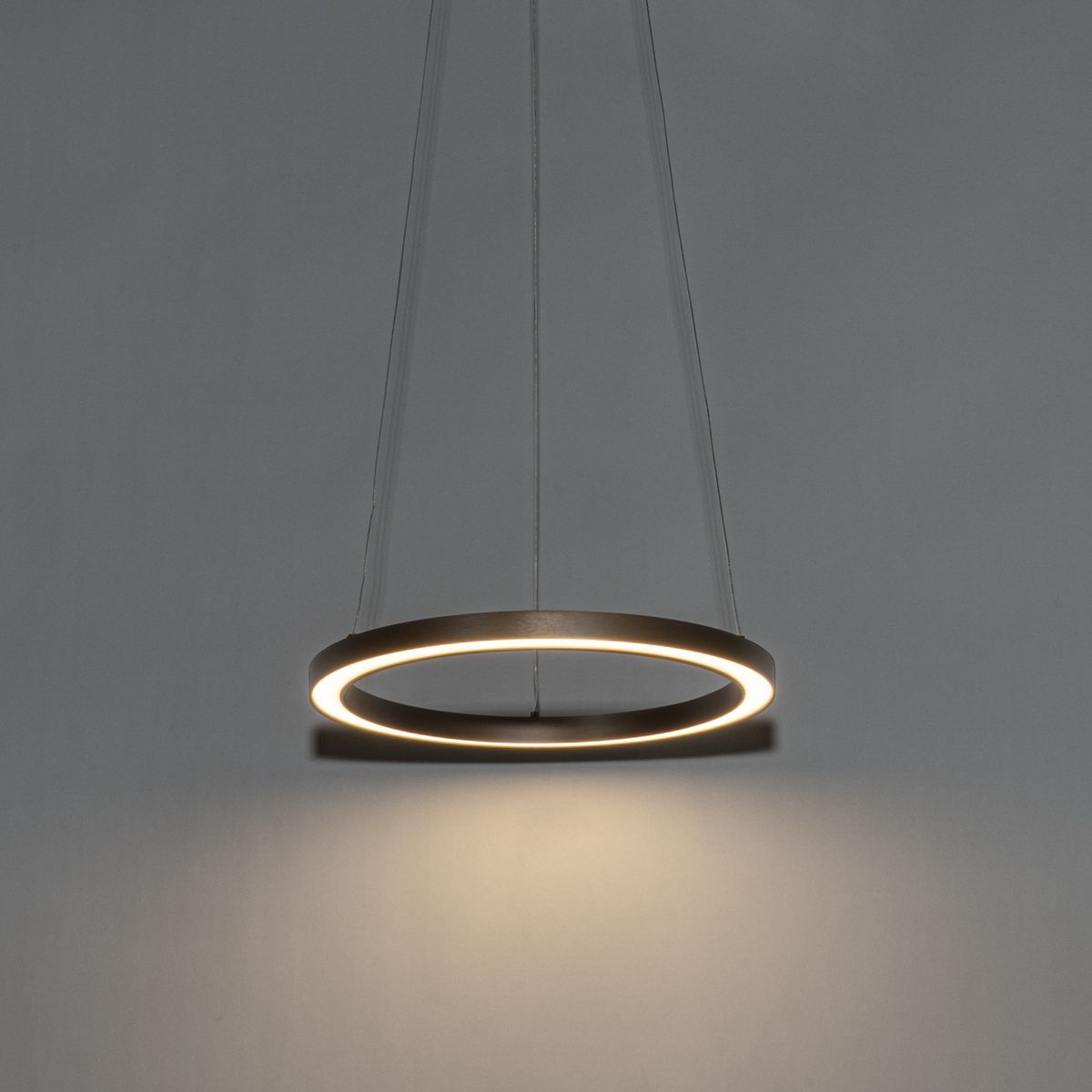 Hanglamp brons 40 cm incl. LED 3-staps dimbaar - Girello
