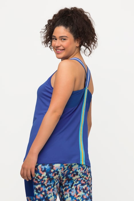 Funktions-Top, Racerback, Slim, ärmellos, recycelt