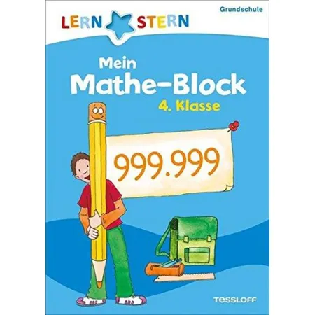 Tessloff Lernstern - Mein Mathe Malblock 4. Klasse