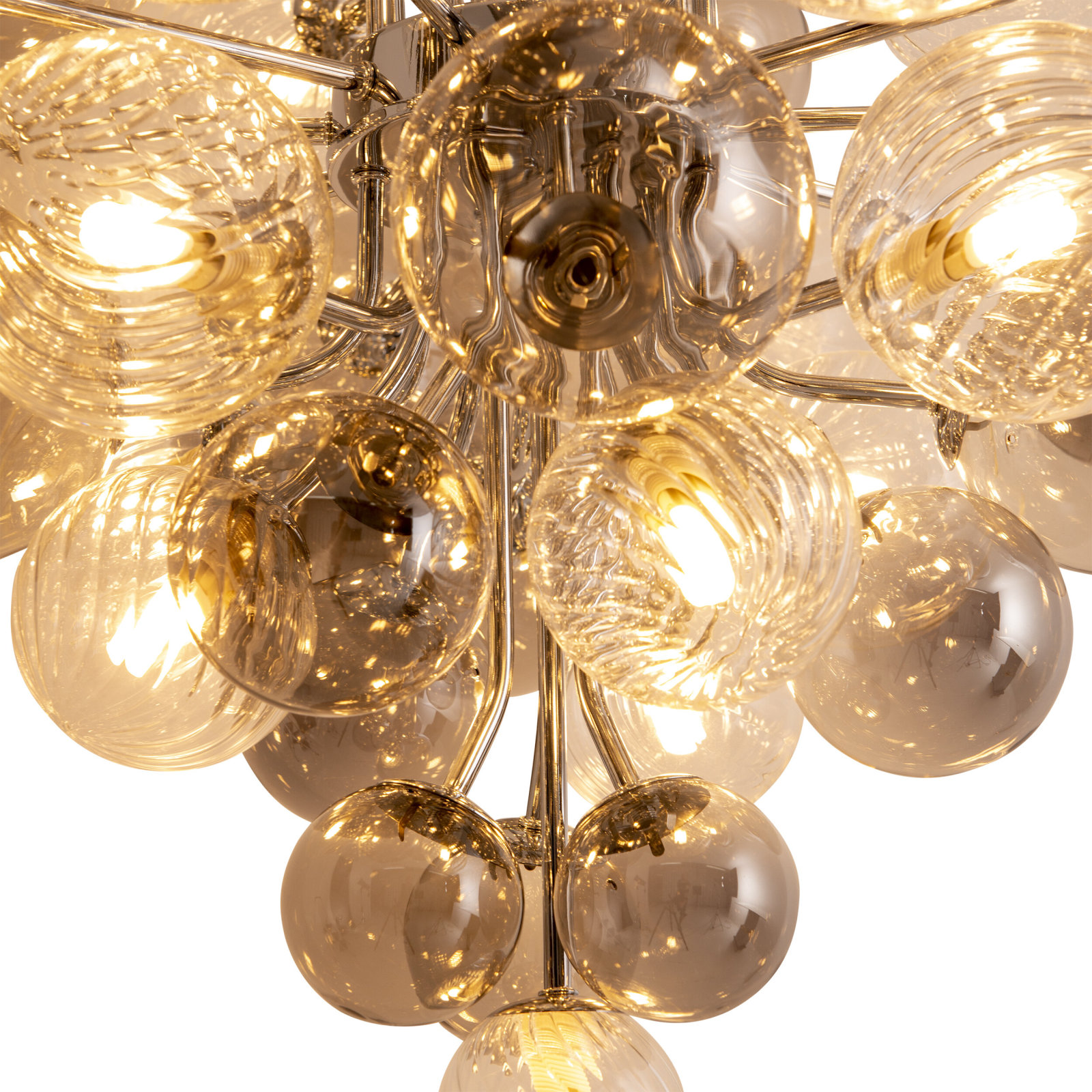 Pendelleuchte SPHERE - chrome - Ø 75 cm